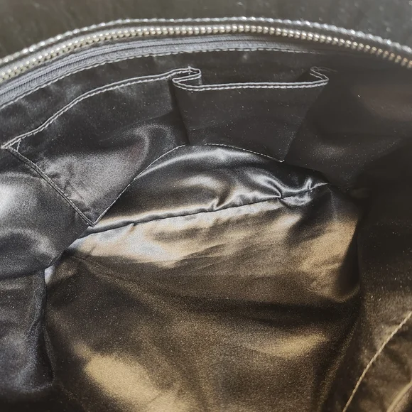 Coach Signature Stitch Large Leather Tote Bag - Picture 12 of 15